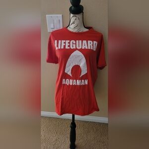 Target Red Lifeguard Aquaman Tee